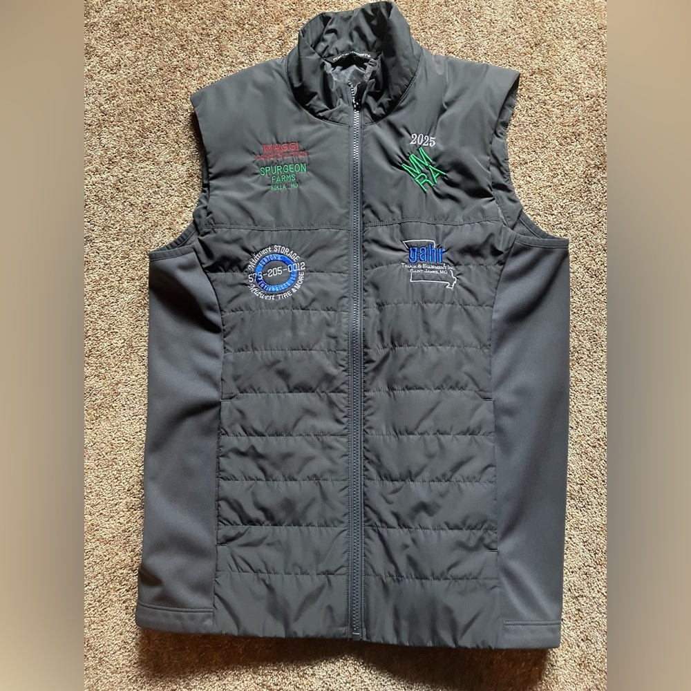 Port Authority Gray Puffer Vest